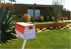 modern mailbox
