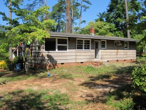 mid-century house Prior to Renovation