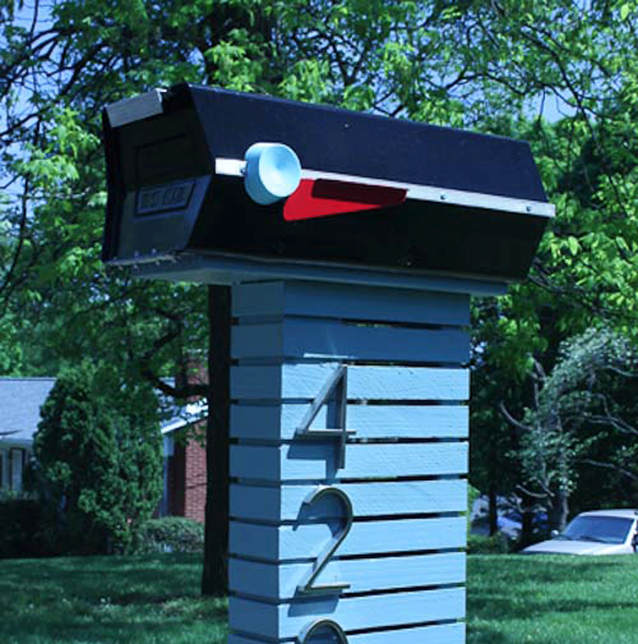 modern – mid-century modern mailbox